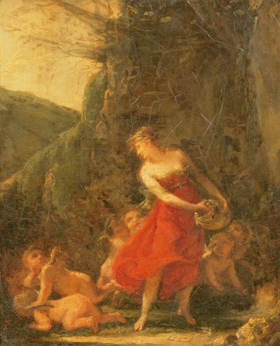 Young Naiad Tickled by the Cupids by Pierre Paul Prudhon